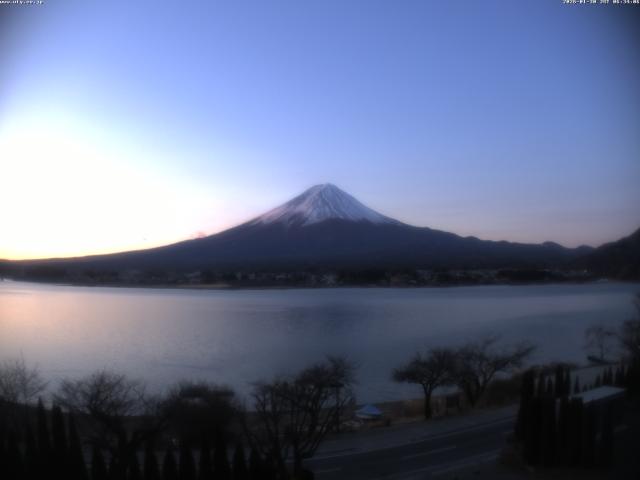 河口湖からの富士山