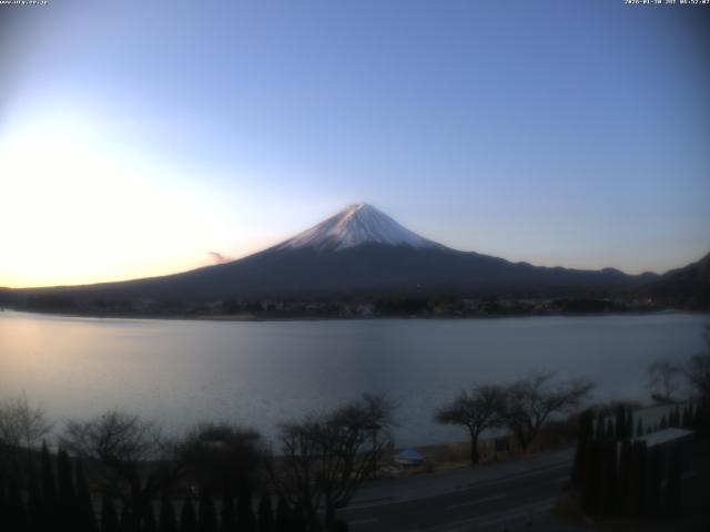 河口湖からの富士山