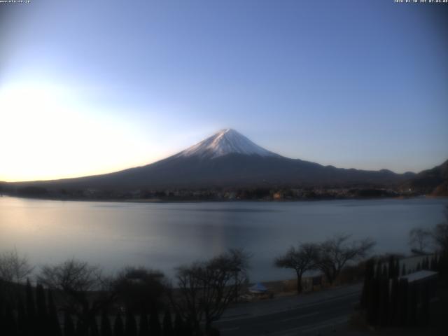 河口湖からの富士山