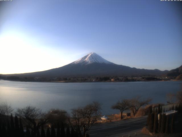 河口湖からの富士山