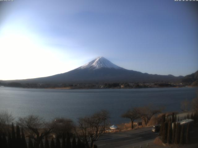 河口湖からの富士山