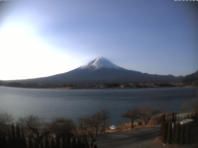 河口湖からの富士山