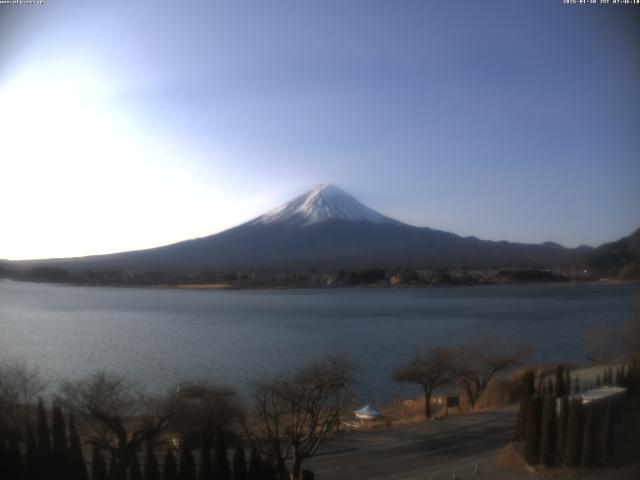 河口湖からの富士山