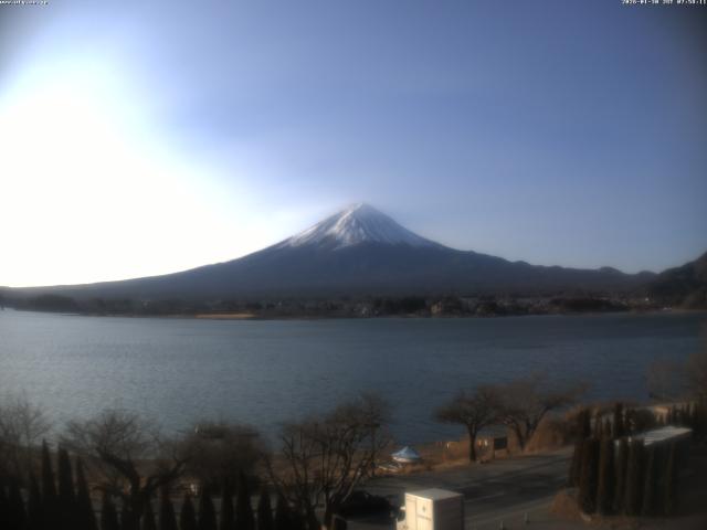 河口湖からの富士山