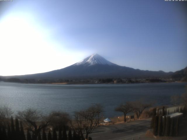 河口湖からの富士山
