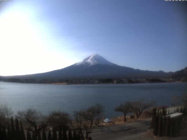 河口湖からの富士山