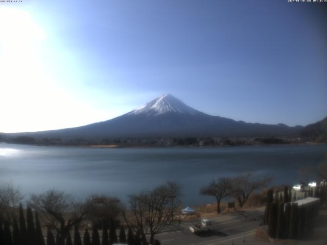河口湖からの富士山