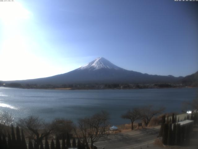 河口湖からの富士山