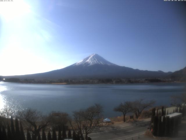 河口湖からの富士山