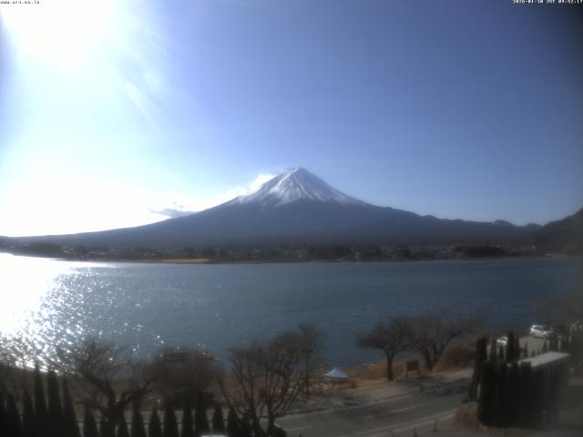 河口湖からの富士山