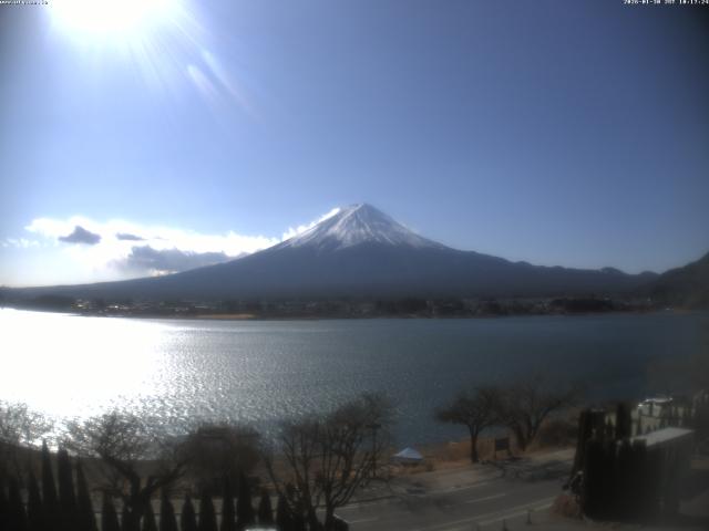 河口湖からの富士山