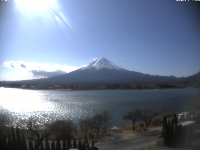 河口湖からの富士山