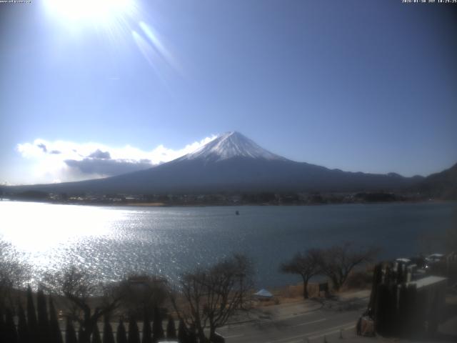 河口湖からの富士山