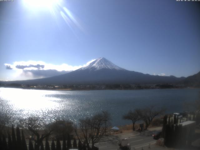 河口湖からの富士山
