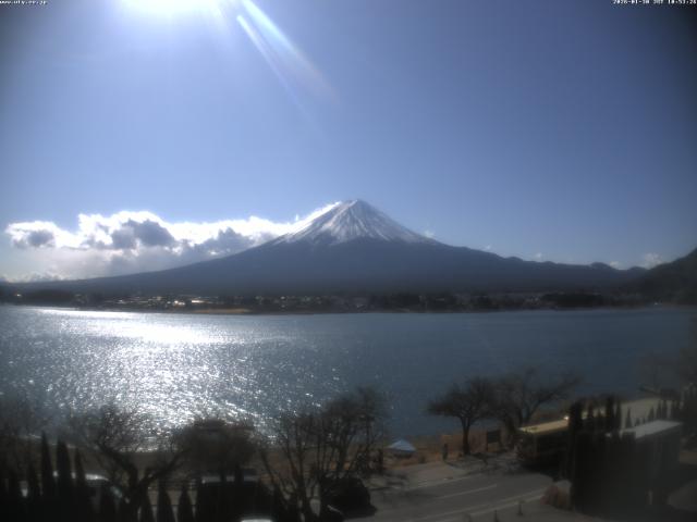 河口湖からの富士山