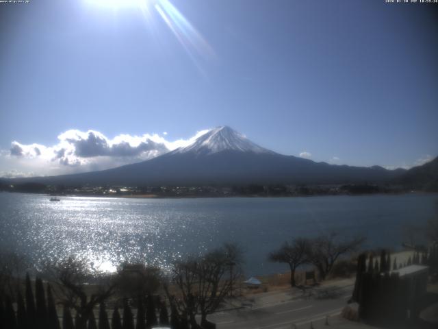 河口湖からの富士山