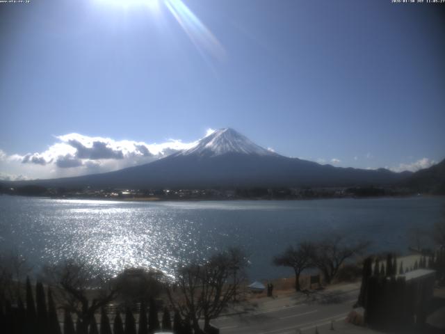 河口湖からの富士山