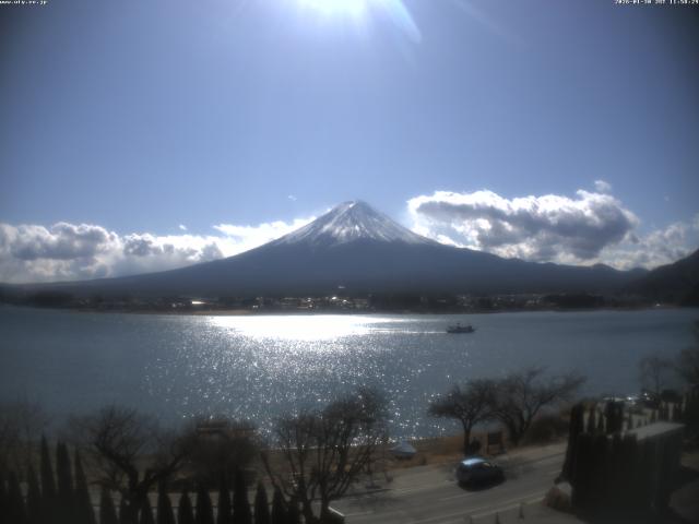 河口湖からの富士山