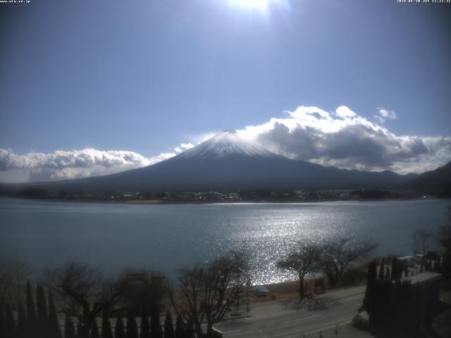 河口湖からの富士山