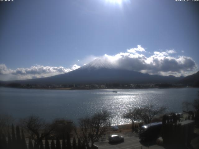 河口湖からの富士山