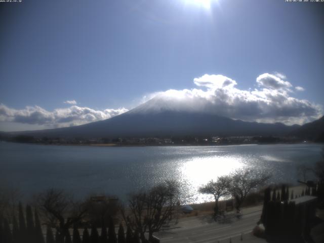 河口湖からの富士山