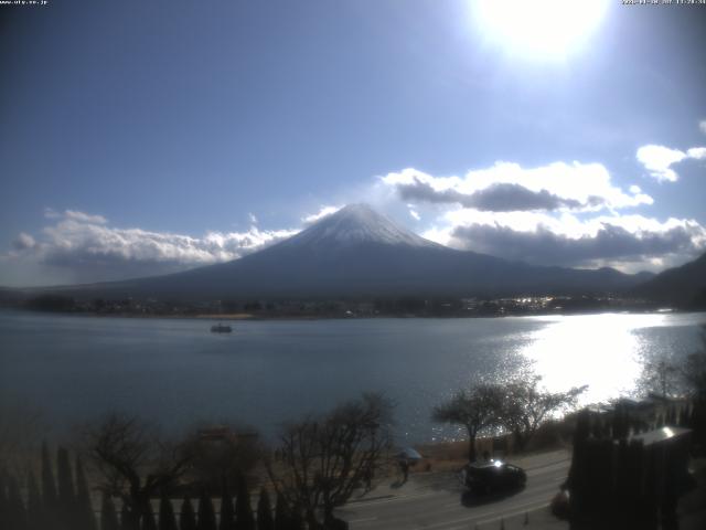 河口湖からの富士山