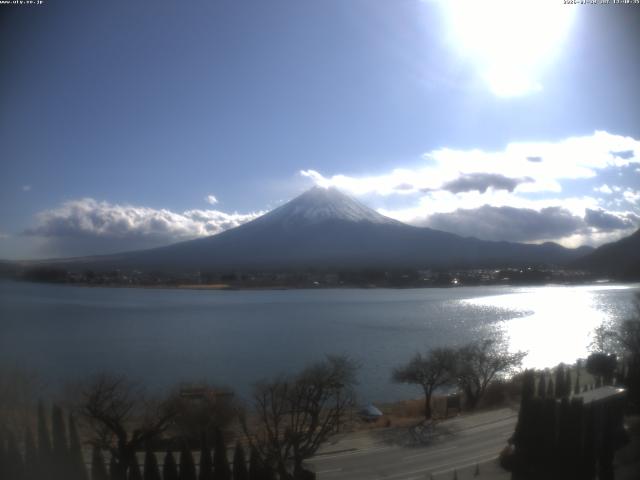 河口湖からの富士山