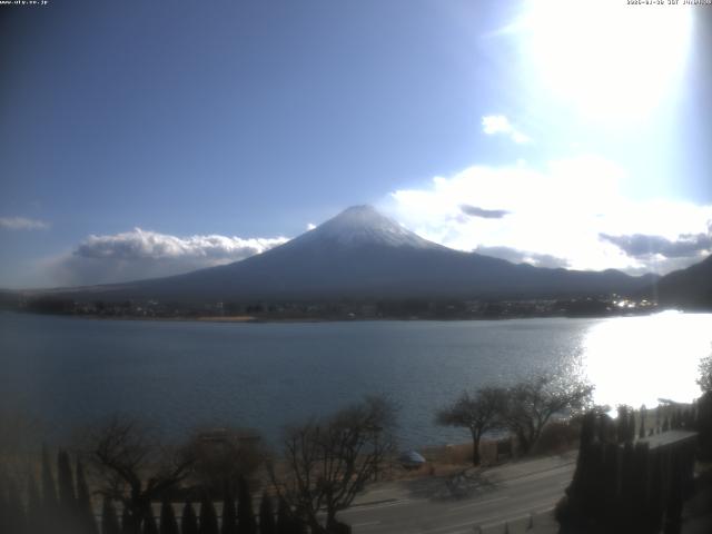 河口湖からの富士山