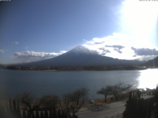 河口湖からの富士山