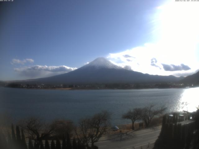 河口湖からの富士山