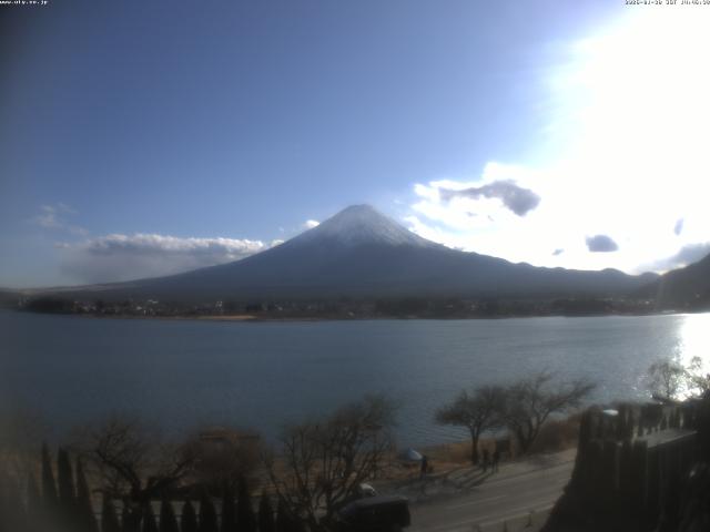 河口湖からの富士山
