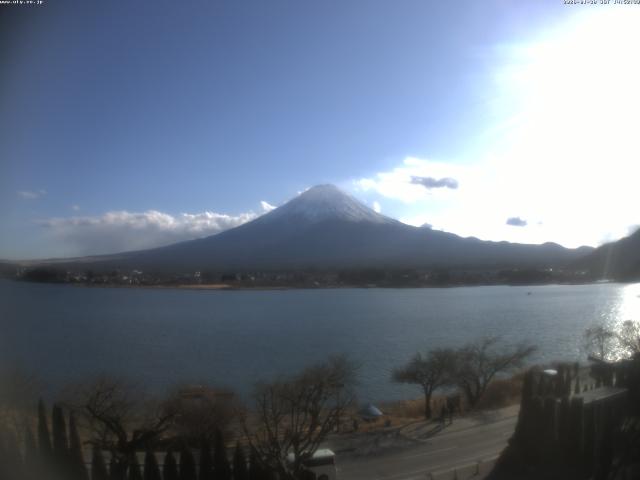河口湖からの富士山
