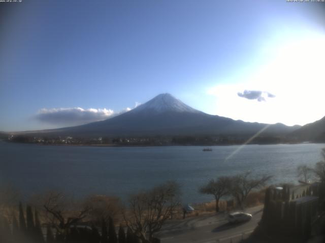 河口湖からの富士山