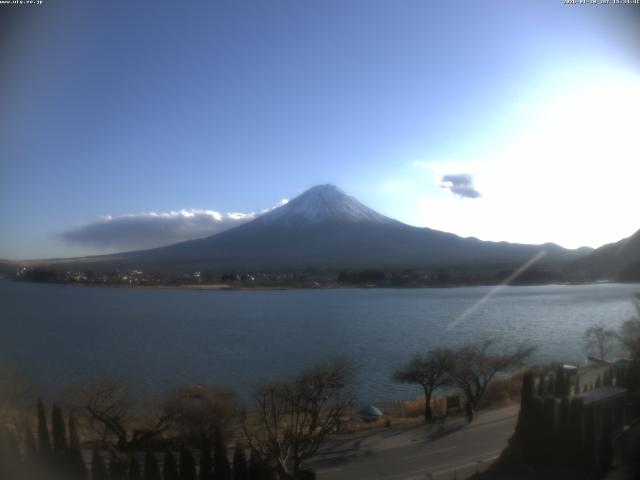 河口湖からの富士山