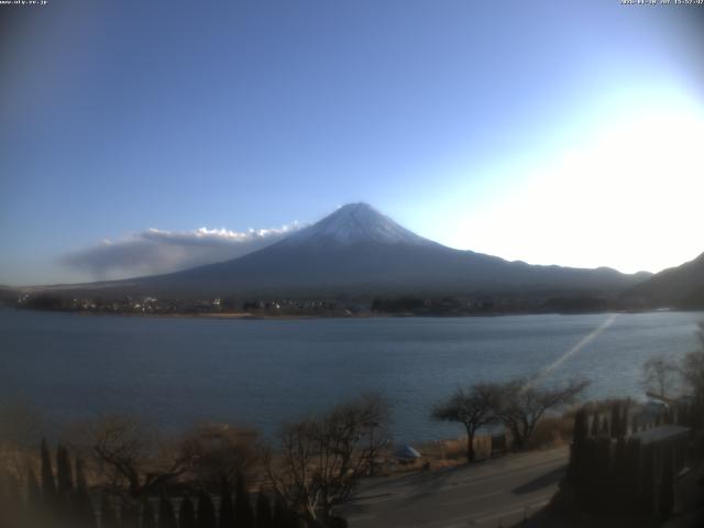 河口湖からの富士山