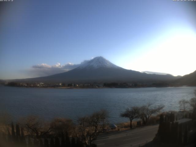 河口湖からの富士山