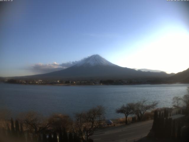 河口湖からの富士山