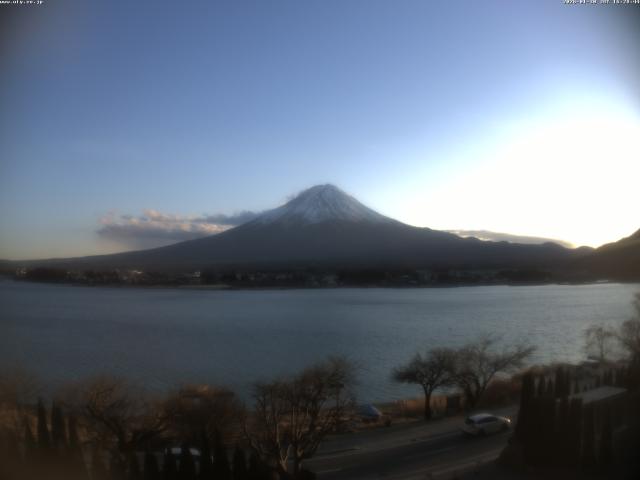 河口湖からの富士山
