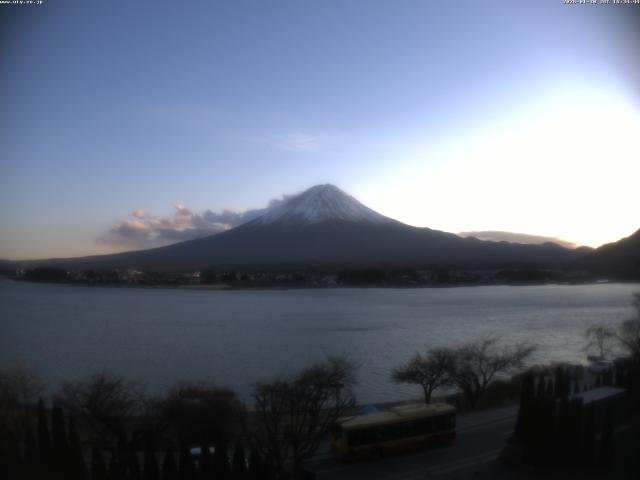 河口湖からの富士山