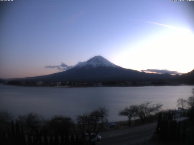 河口湖からの富士山
