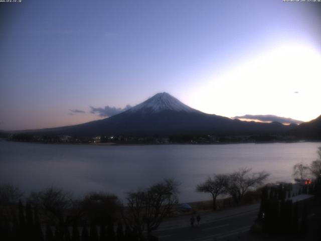 河口湖からの富士山