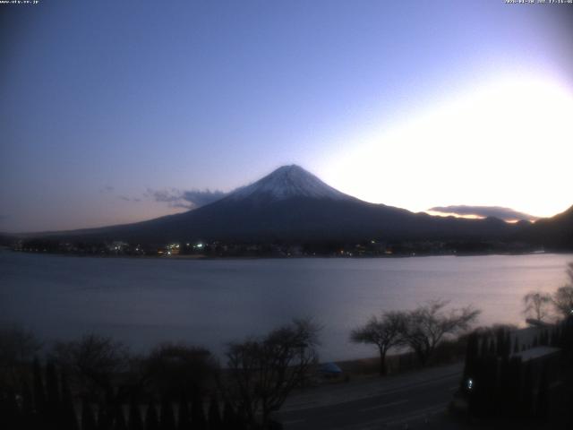河口湖からの富士山