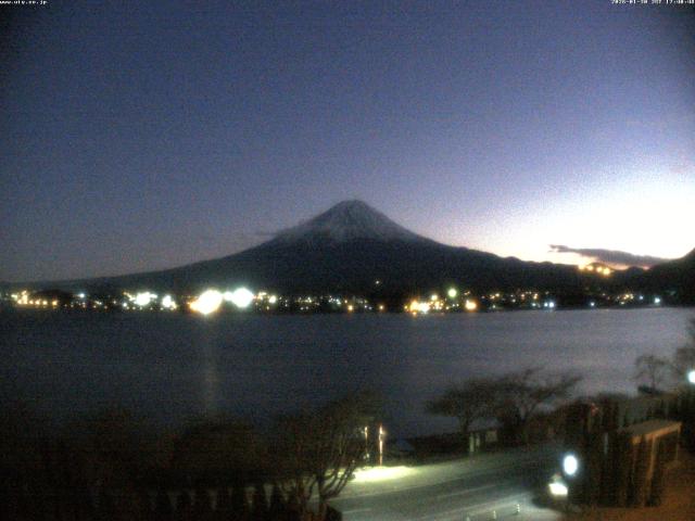河口湖からの富士山