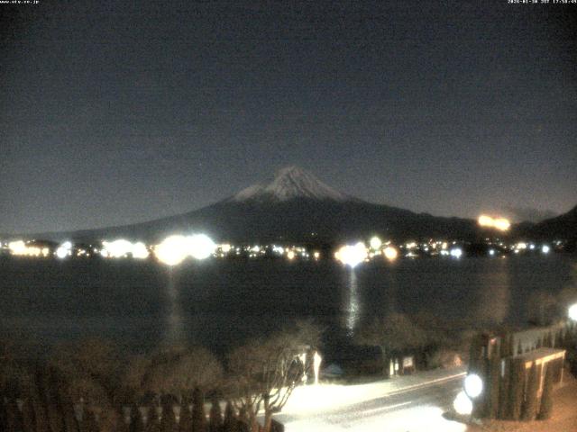 河口湖からの富士山