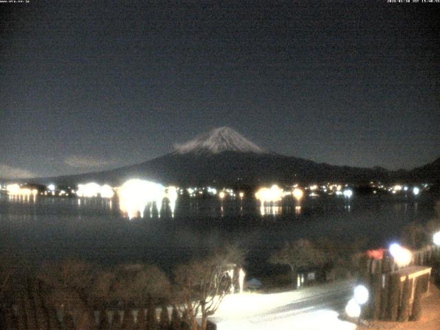河口湖からの富士山