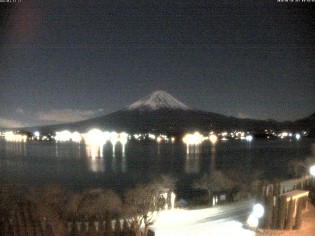 河口湖からの富士山