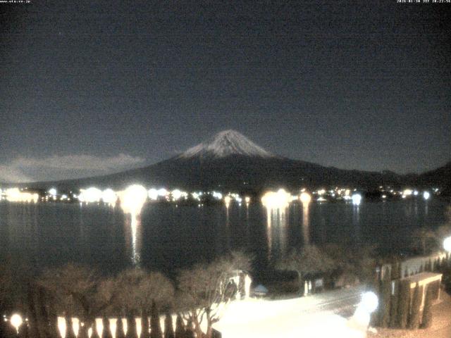 河口湖からの富士山