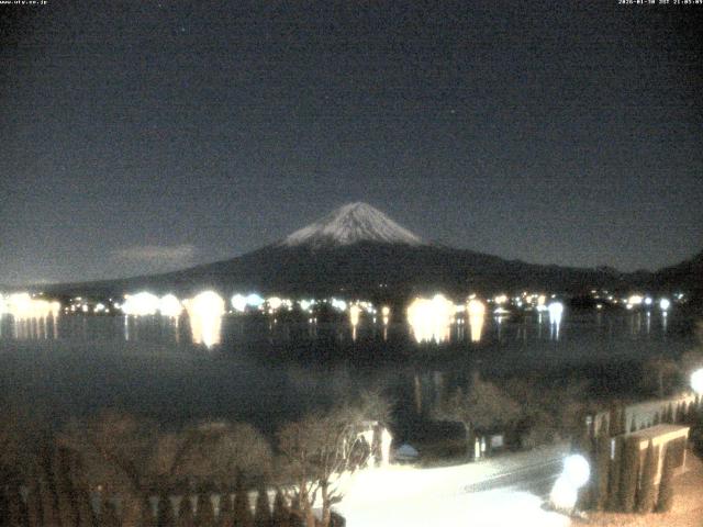 河口湖からの富士山