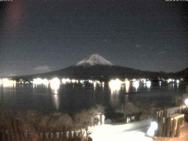 河口湖からの富士山