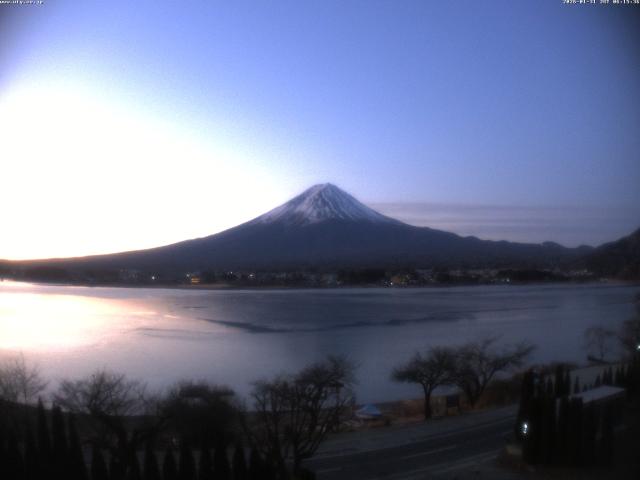 河口湖からの富士山
